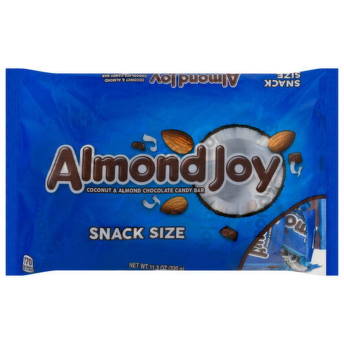 Almond Joy Candy Bar, Coconut & Almond Chocolate, Snack Size