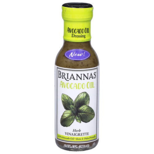 Briannas Herb Vinaigrette Avocado Oil Dressing