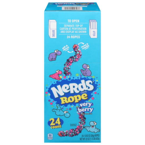 Nerds Candy, Very Berry, Rope