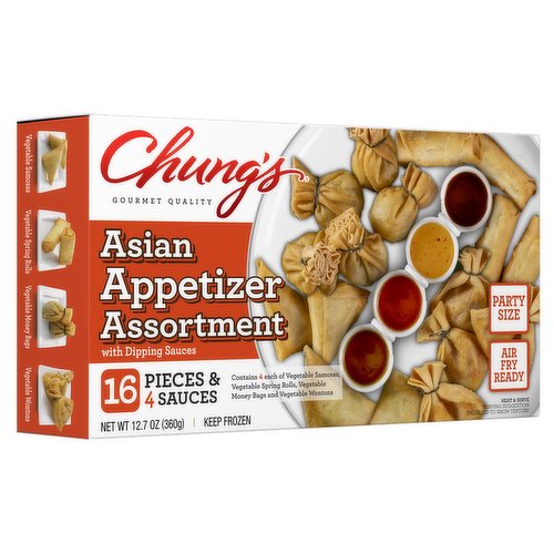 Chungs Asian Appetizer with Sauces