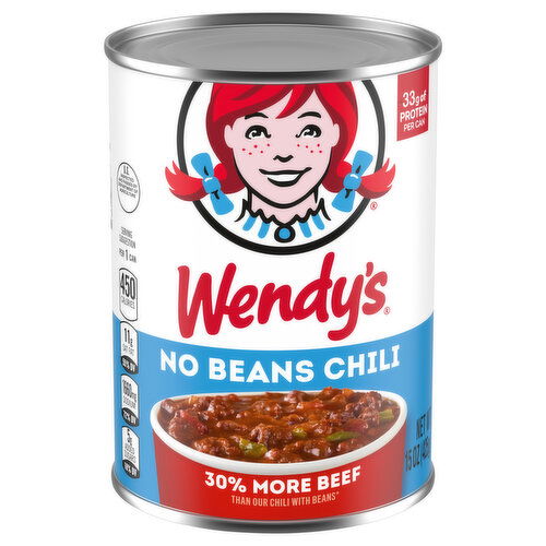Wendys Chili No Beans