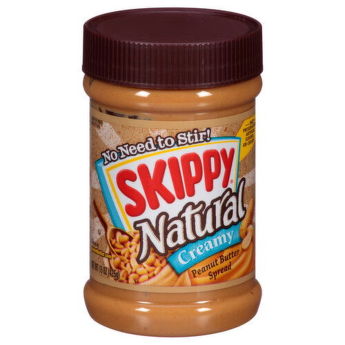 Skippy Natural Creamy Peanut Butter