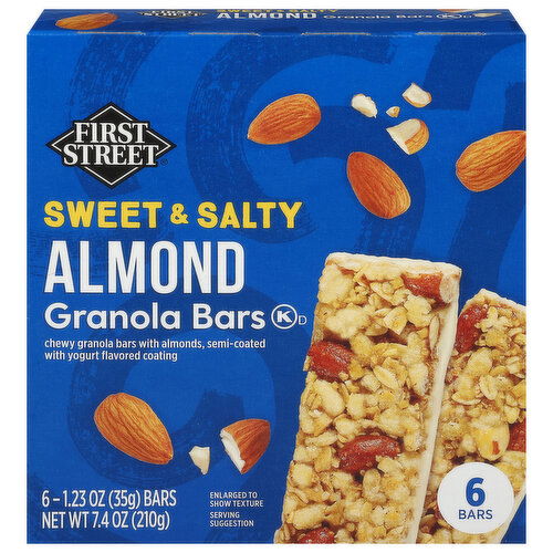 First Street Granola Bars, Almond, Sweet & Salty