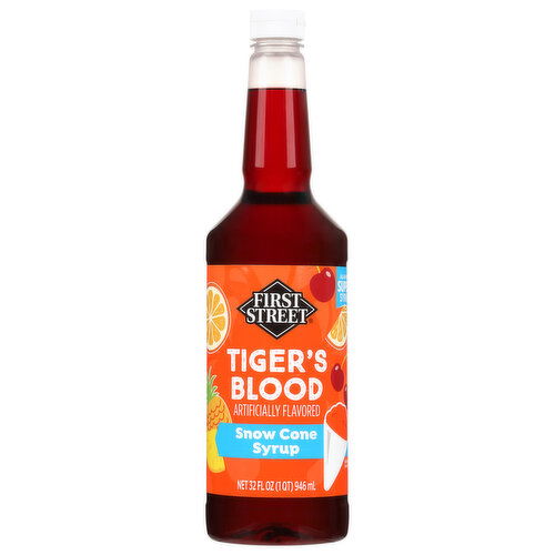 First Street Tiger's Blood Snow Cone Syrup