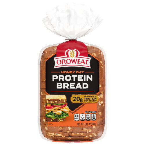 Oroweat Honey Oat Protein Bread Image 1 of 6