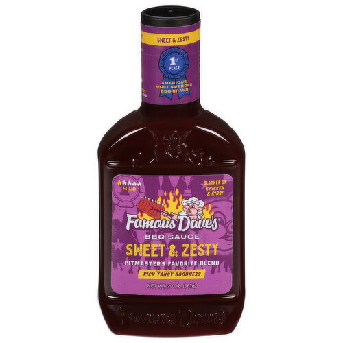 Famous Dave's Mild Sweet & Zesty BBQ Sauce