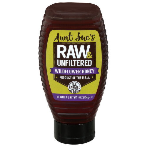 Aunt Sue's Raw & Unfiltered Wildflower Honey