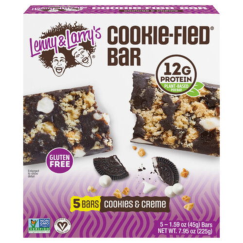 Lenny & Larry's Bar, Gluten Free, Cookies & Creme