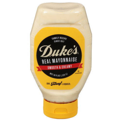 Duke's Mayonnaise, Real, Smooth & Creamy