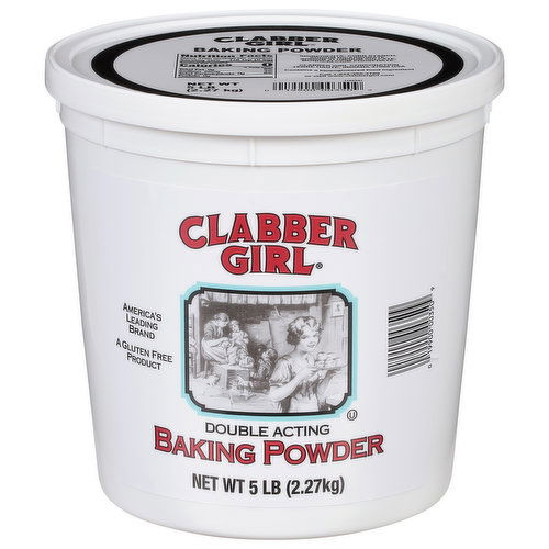 Clabber Girl Baking Powder, Double Acting