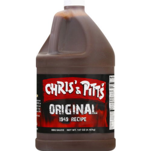 Chris & Pitts BBQ Sauce, Original 1949 Recipe