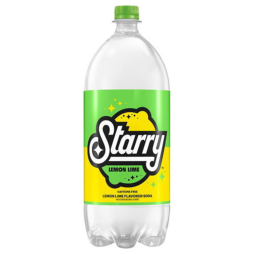 Starry Lemon Lime Soda, Caffeine Free