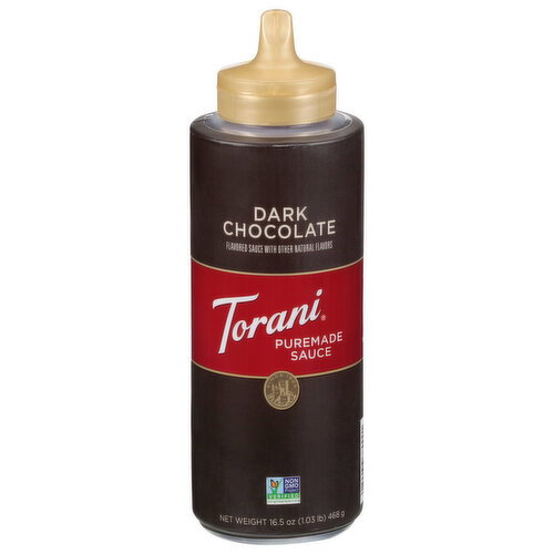 Torani Dark Chocolate Puremade Sauce Image 1 of 6