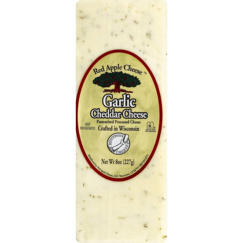 Red Apple Cheese Cheese, Cheddar, Garlic