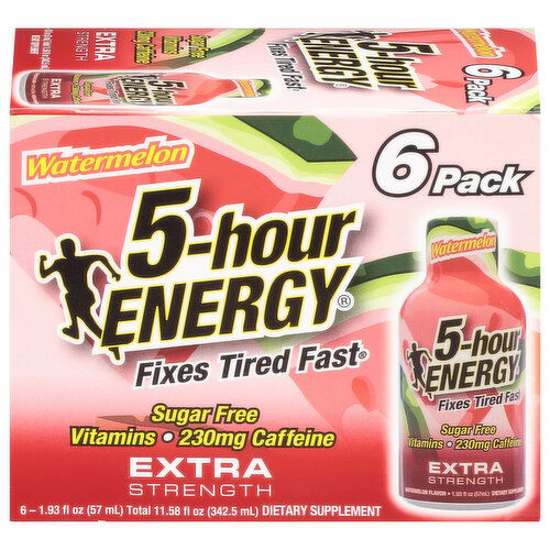 5-Hour Energy Sugar Free Extra Strength Watermelon Energy Shot
