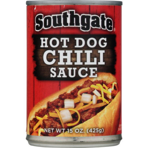 Southgate Chili Sauce, Hot Dog