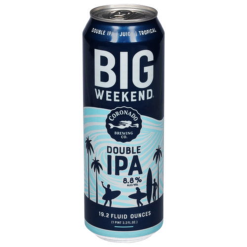 Coronado Brewing Co. Beer, Double IPA, Big Weekend