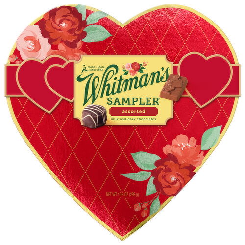 Whitman's Milk & Dark Chocolates, Assorted