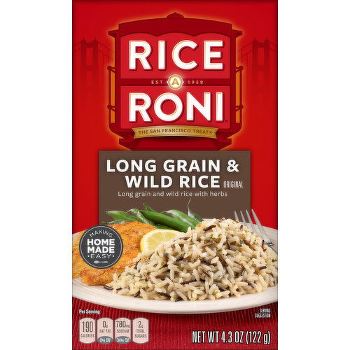 Rice A Roni Long Grain & Wild Rice, Original