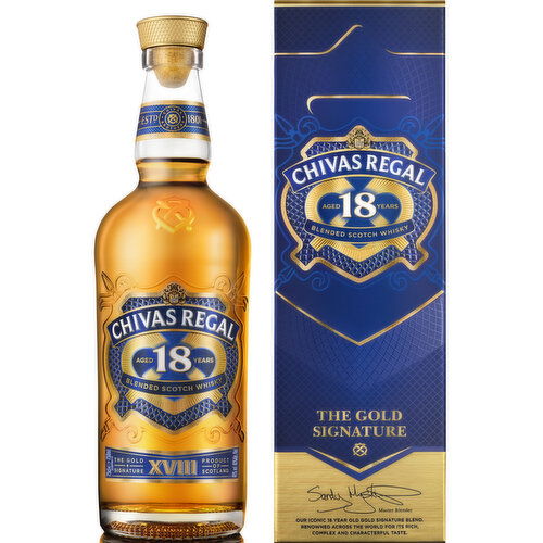 Chivas Regal Gold Signature Blended Scotch Aged 18 Years