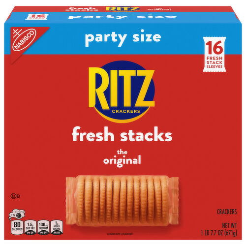Ritz Crackers, Fresh Stacks, The Original, Party Size