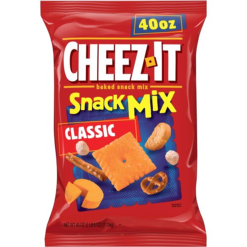 Chex Mix Traditional Savory Snack Mix - Party Size 40 Oz