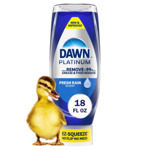 Dawn Platinum EZ-Squeeze Dish Soap, Fresh Rain