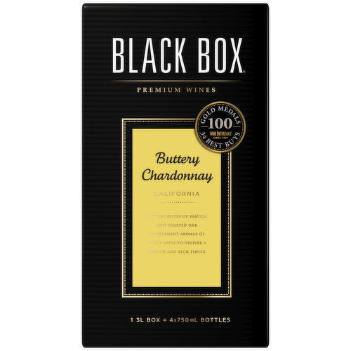 Black Box Buttery Chardonnay White Wine 3L Box