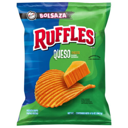 Ruffles Potato Chips, Queso Cheese