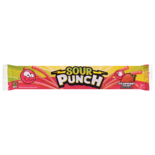 Sour Punch Strawberry Straws Candy Image 1 of 6