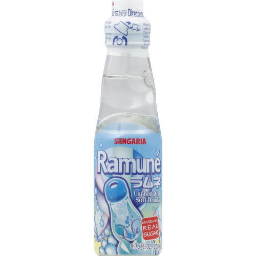 Sangaria Soft Drink, Carbonated, Ramune