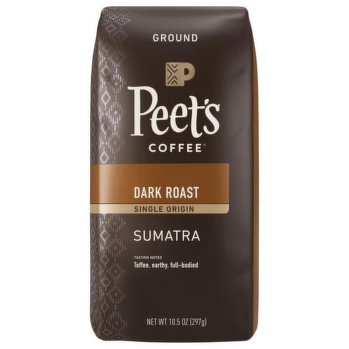 Peet's Coffee Coffee, Ground, Dark Roast, Sumatra