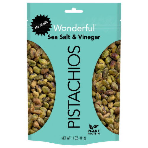 Wonderful Pistachios, No Shells, Sea Salt & Vinegar