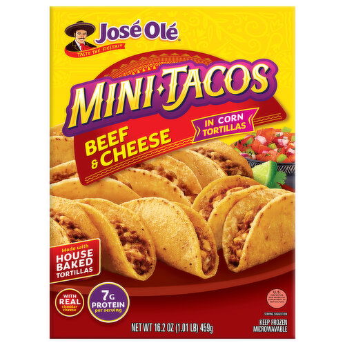 Jose Ole Beef & Cheese Mini Tacos