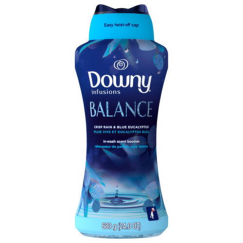 Downy Scent Booster, In-Wash, Crisp Rain & Blue Eucalyptus