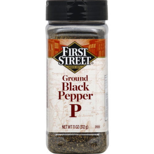 First Street Black Pepper, Ground