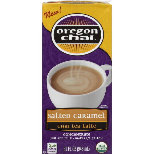 Oregon Chai Chai Tea Latte, Salted Caramel Image 1 of 2