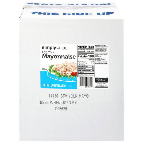 Simply Value Egg Yolk Mayonnaise