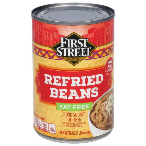 First Street Fat Free Refried Beans