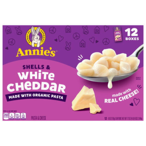 Annie's Shells & White Cheddar Pasta & Cheese