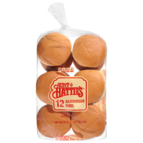 Aunt Hattie's Hamburger Buns