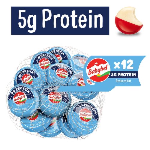 Mini Babybel® Mini Babybel® Light Snack Cheese, 12 Pack (8.5 oz)