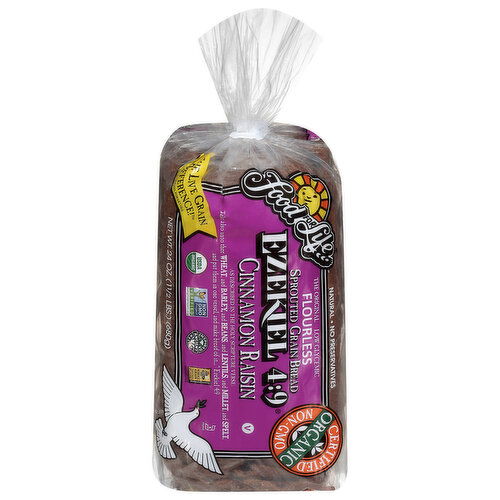 Food for Life Flourless Sprouted Grain Cinnamon Raisin Bread