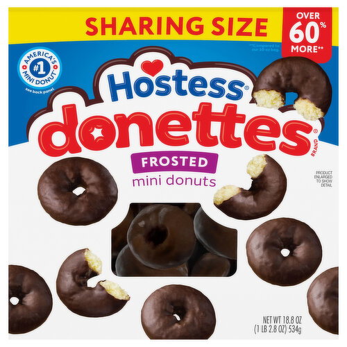 Hostess Frosted Mini Donettes Sharing Size