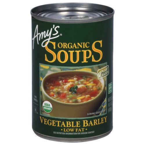 Amy's Organic Low Fat Vegetable Barley Soup