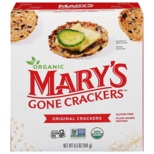 Mary's Gone Crackers Crackers, Organic, Original