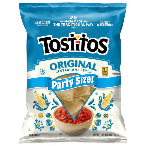 Tostitos Restaurant Style Original Tortilla Chips Party Size