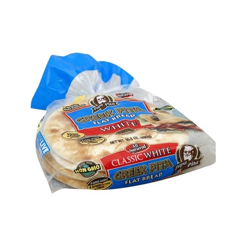 Papa Pita White Pita Bread 16.8 oz