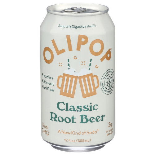 Olipop Classic Root Beer Soda