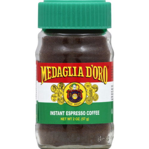 Medaglia d'Oro Coffee, Instant, Espresso